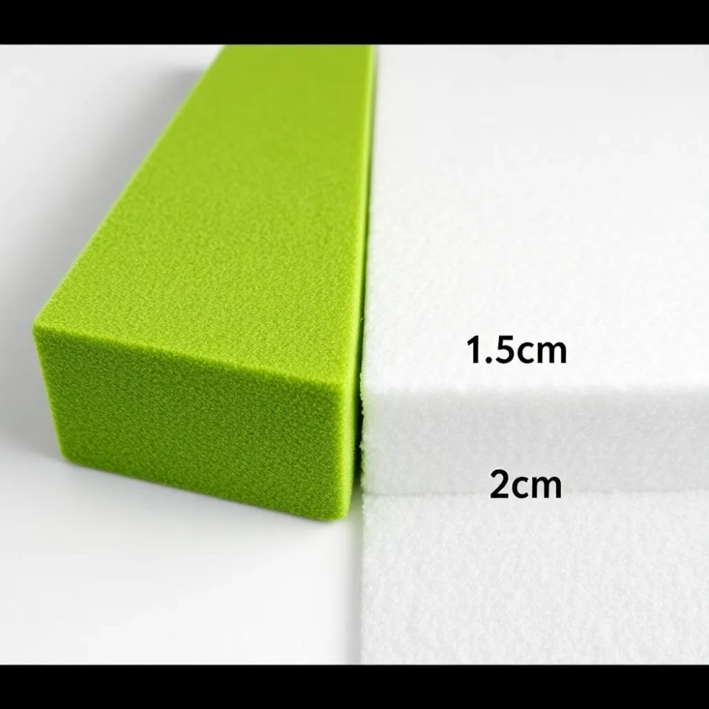 1 cm styroduru ile to styropianu