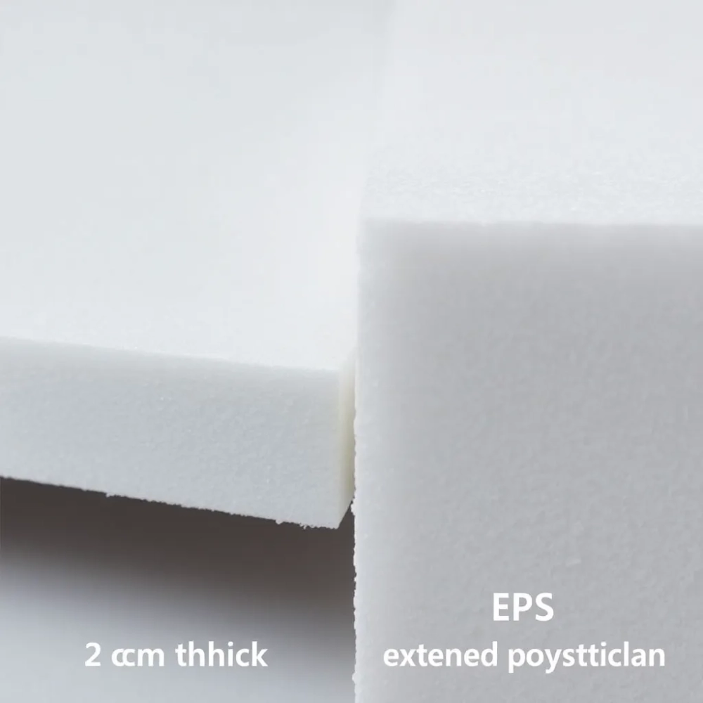 2 cm styroduru ile to styropianu