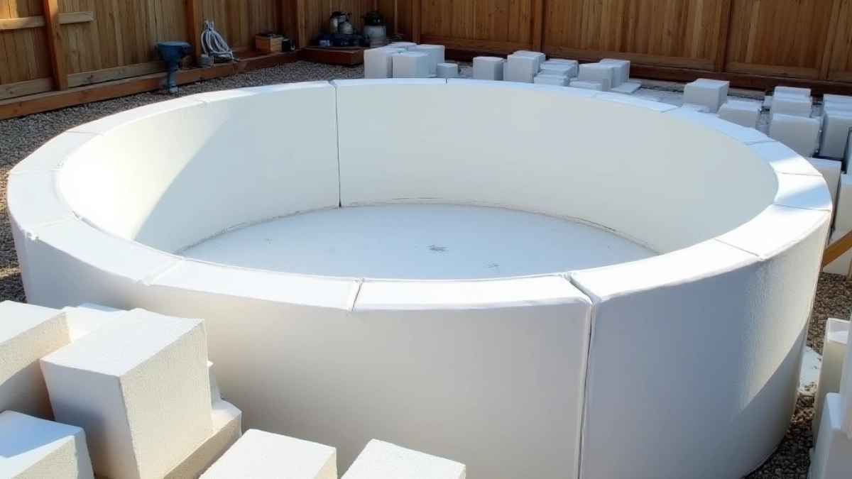 bloczki styropianowe do basenu