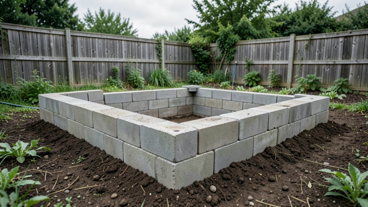 budowa basenu z bloczków