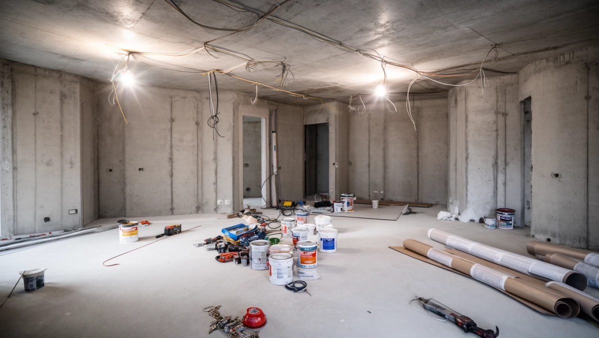 cena wykończenia mieszkania za m2 2025 robocizna