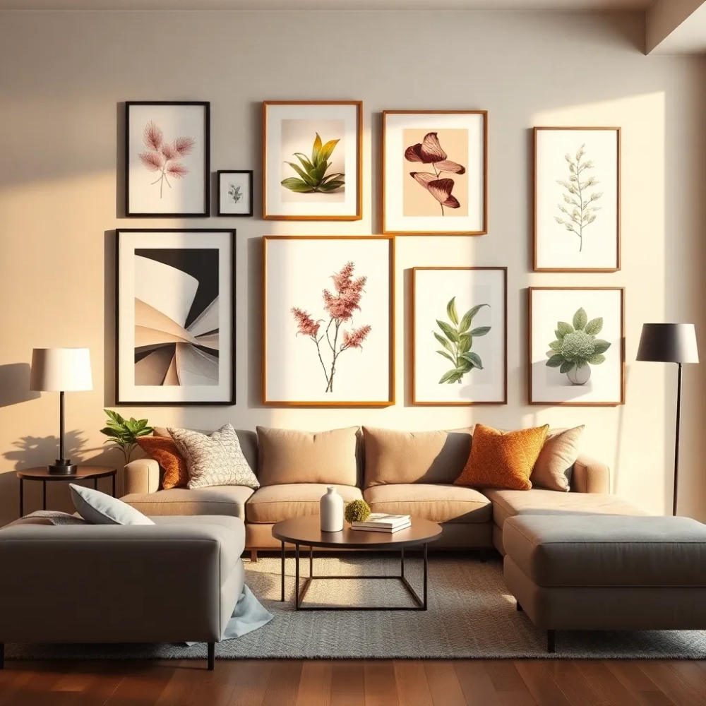 Co na ścianę w salonie