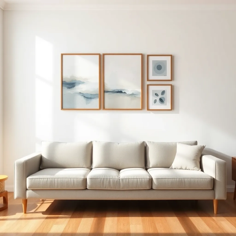 Co powiesić nad kanapą w salonie