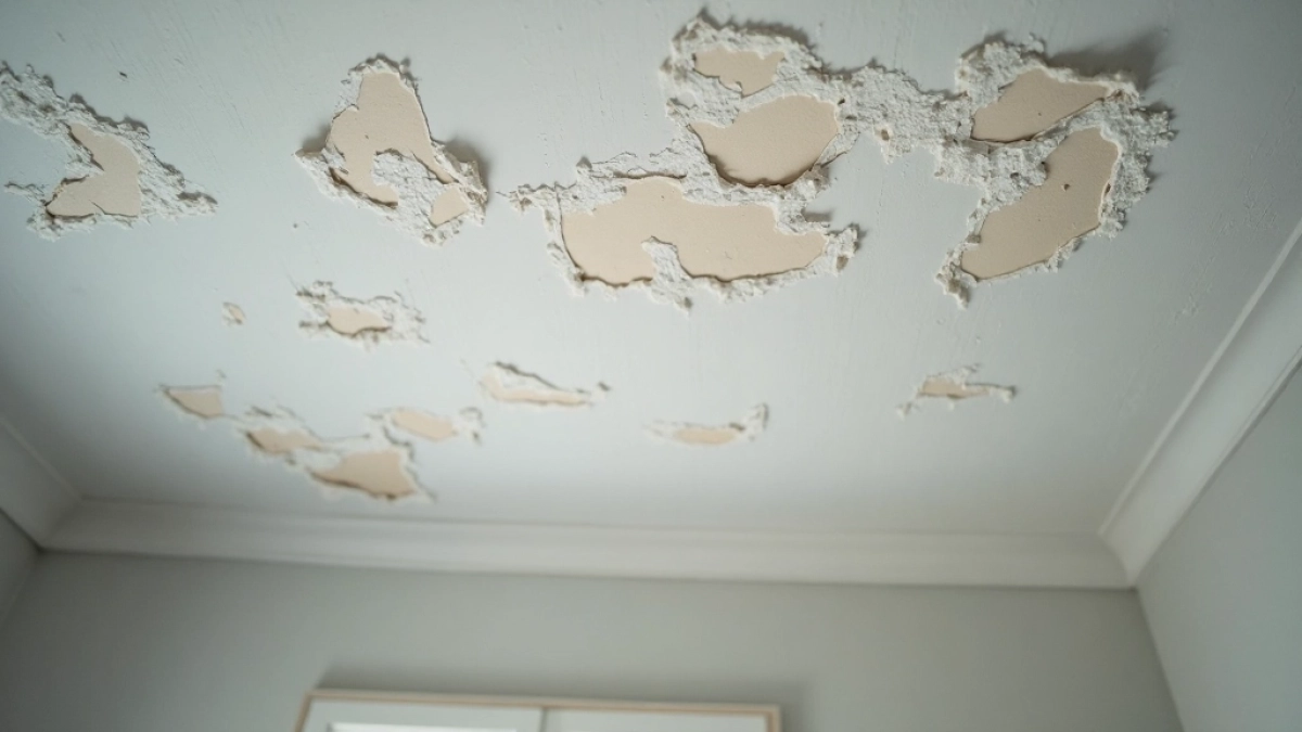 Co zrobić gdy odpada farba z sufitu