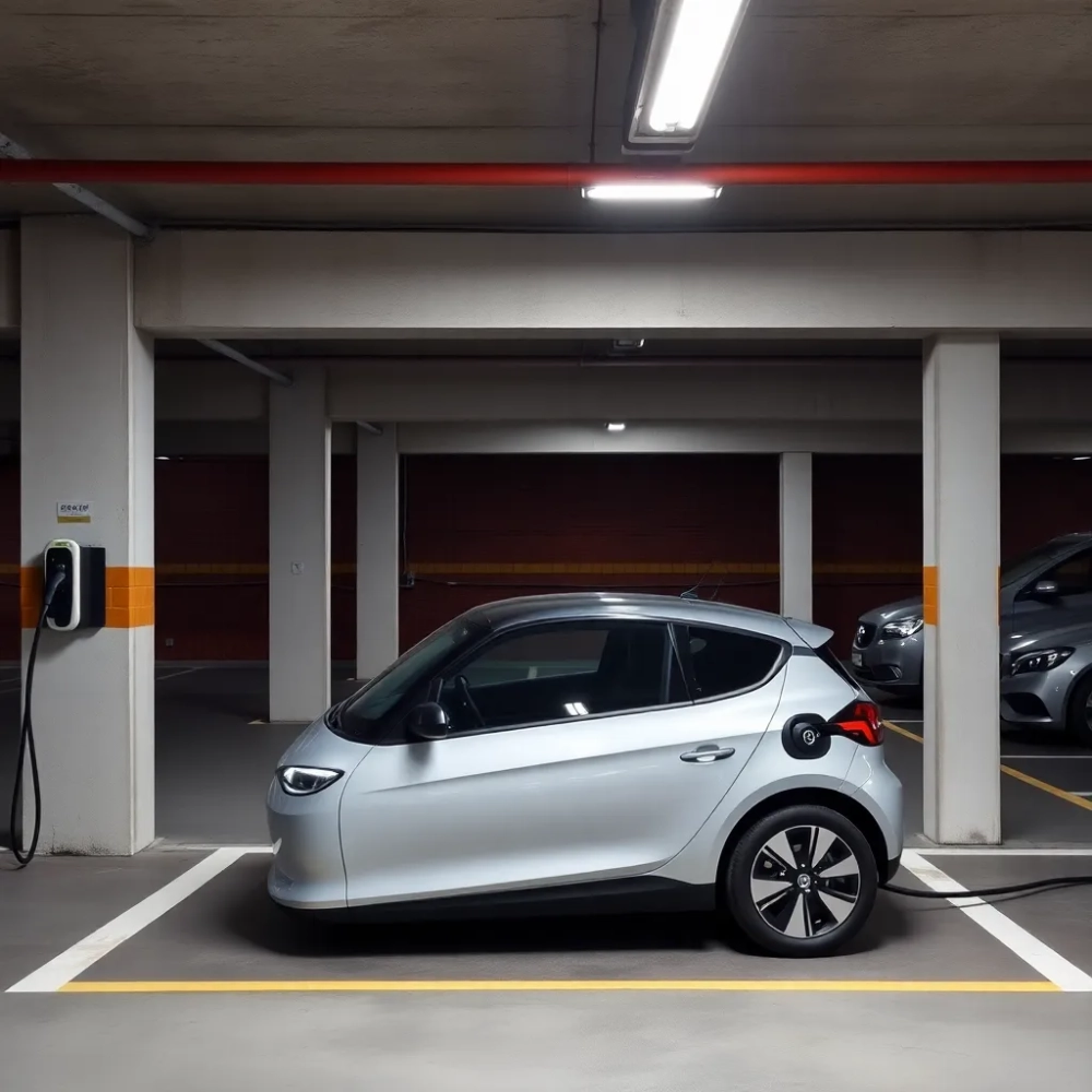 Czy auto elektryczne można parkować w garażu podziemnym