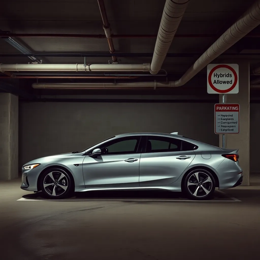 Czy hybryda można parkować w garażu podziemnym