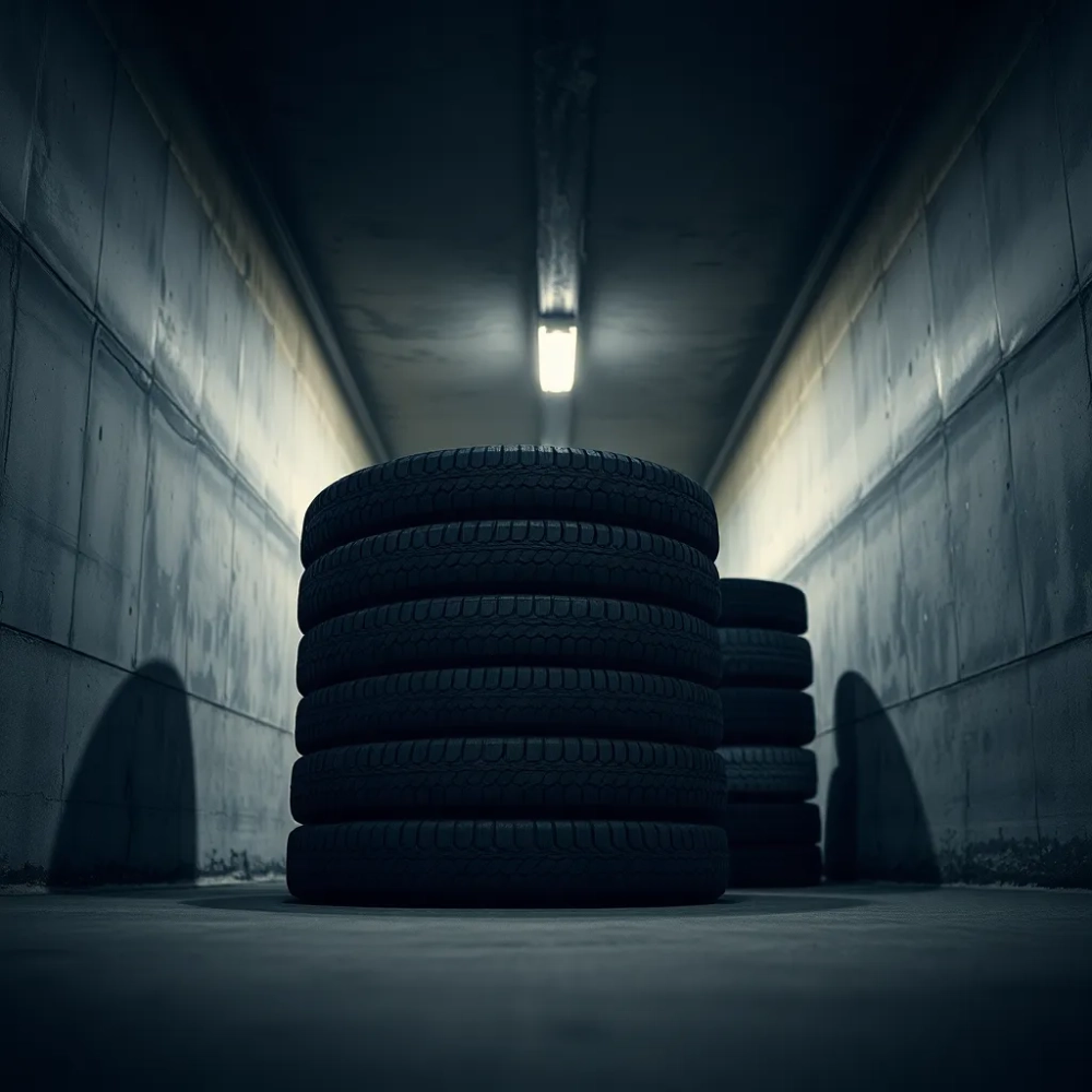 Czy można przechowywać opony w garażu podziemnym