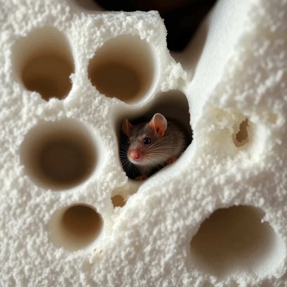 Czy myszy jedzą styropian
