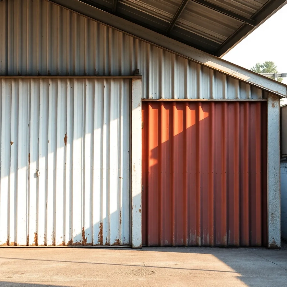 Czym pomalować garaż blaszak