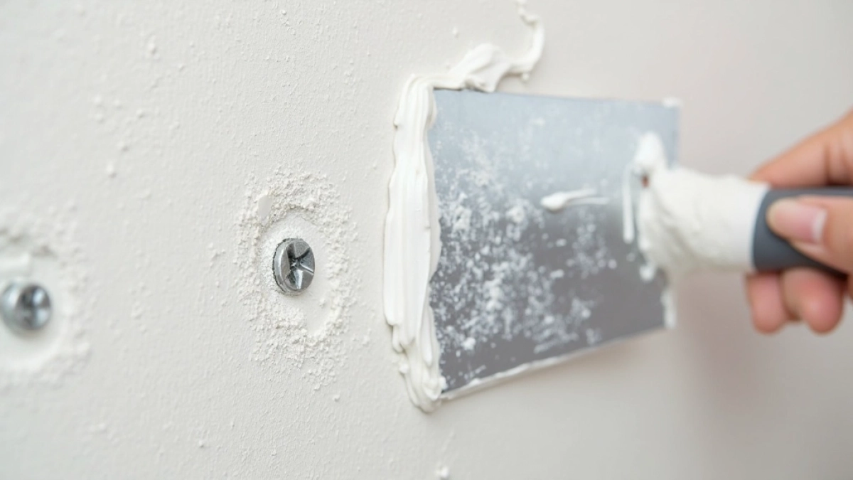 czym szpachlować wkręty w gk