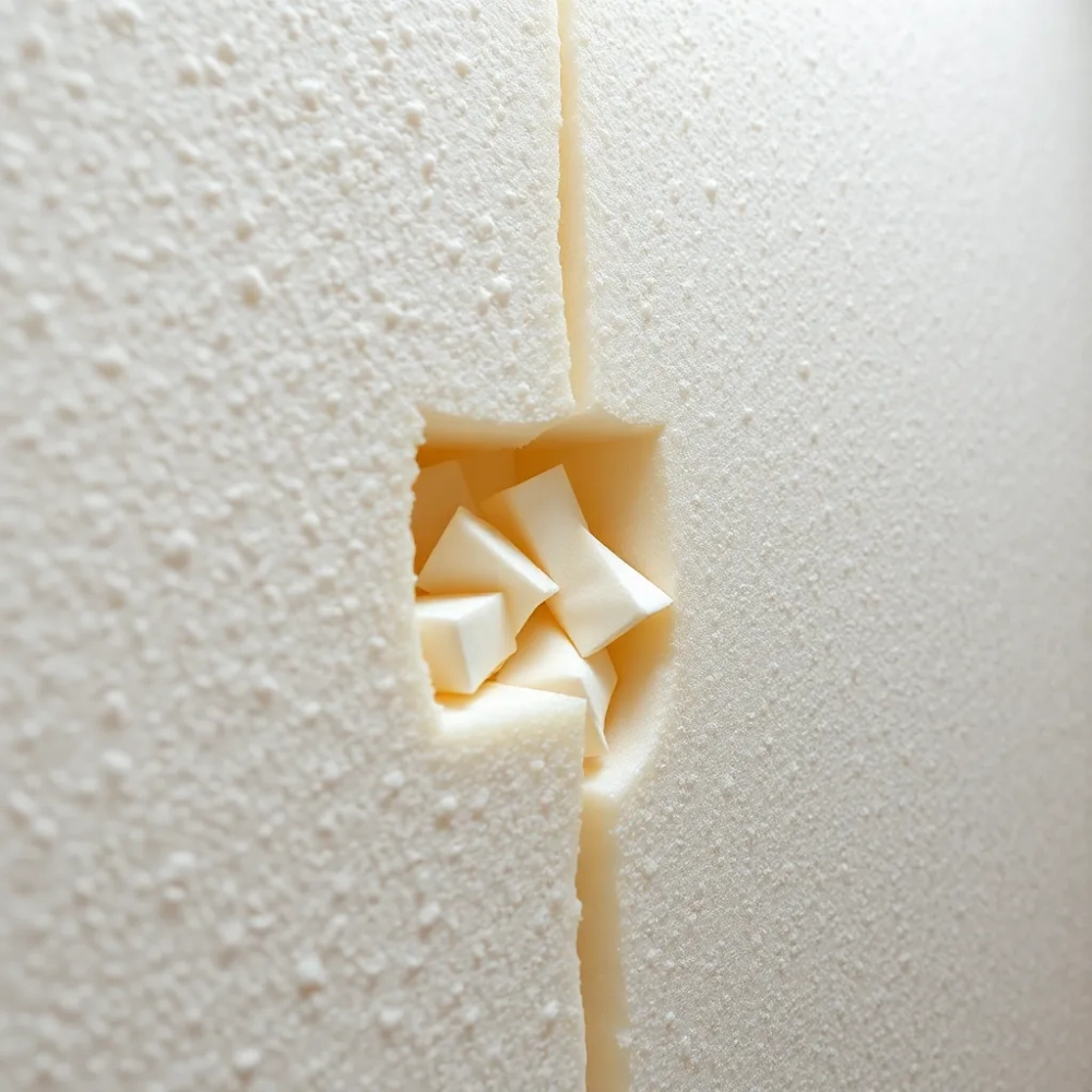 Czym uzupełnić szczeliny w styropianie