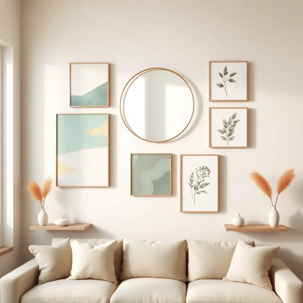 dekoracje na ścianę salon