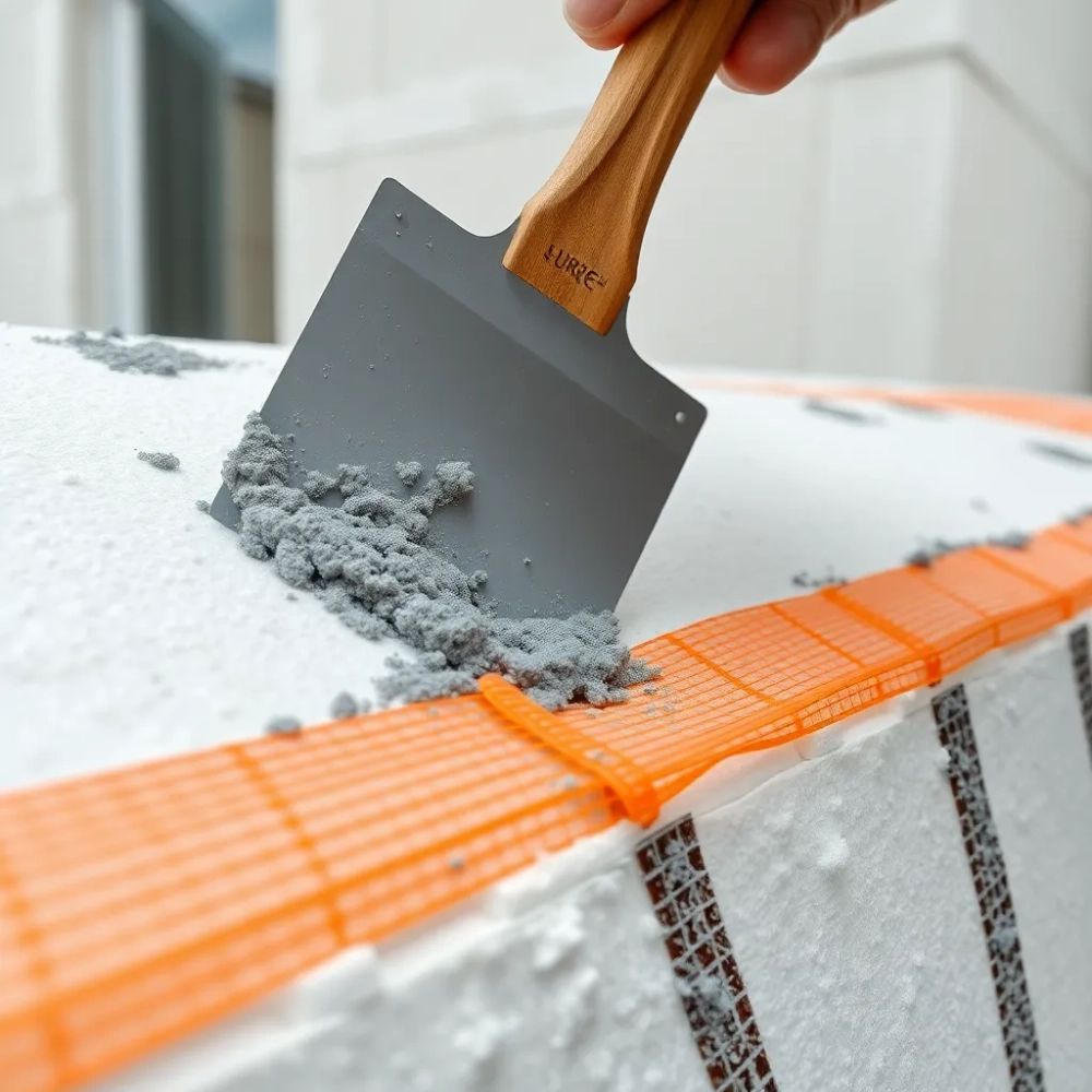 Do jakiej temperatury można kleić siatkę na styropian