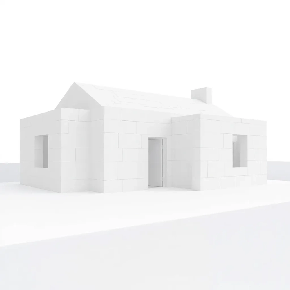 Dom z klocków styropianowych cena