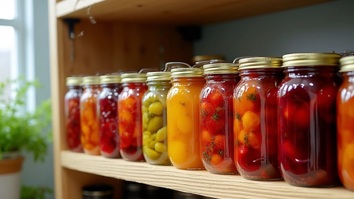 Domowa spiżarnia przetwory