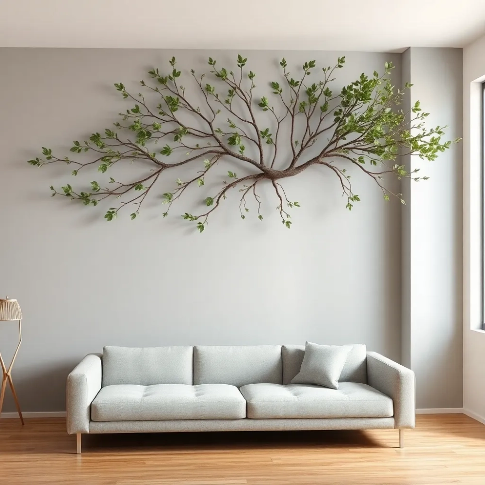 Drzewo na ścianę do salonu