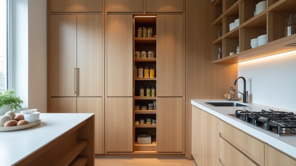 Drzwi do spiżarni ukryte