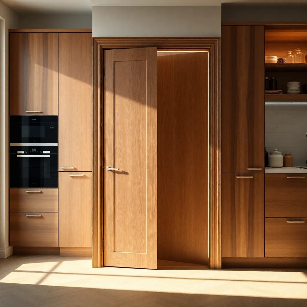 Drzwi do spiżarni z płyty meblowej