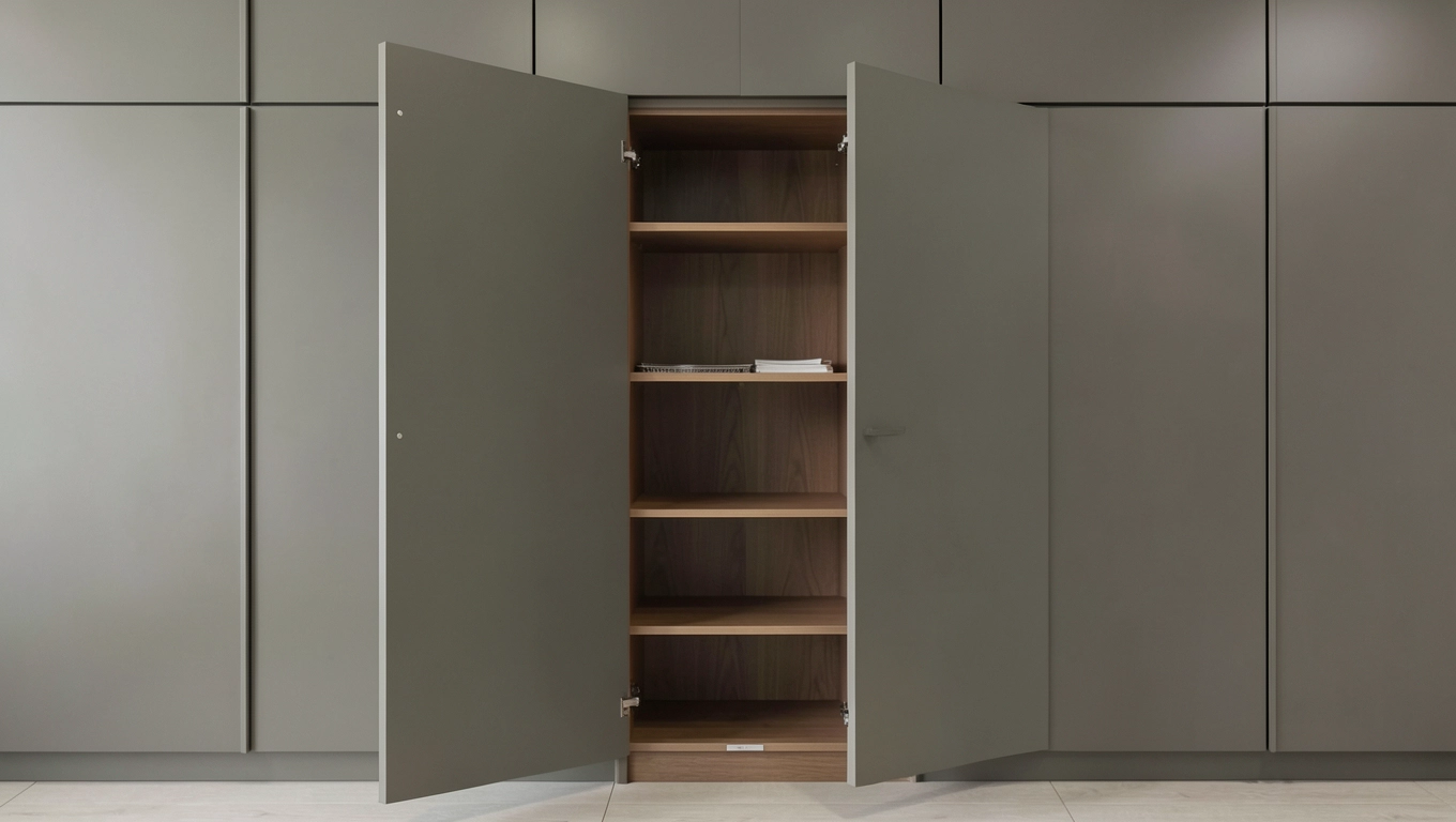 Drzwi maskujące do spiżarni meblowej