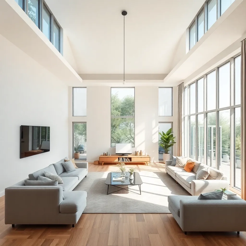 Duży salon ile metrów