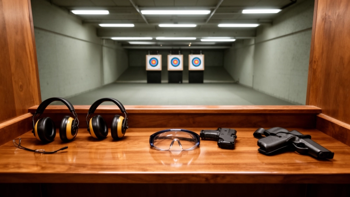 Dziecko na strzelnicy