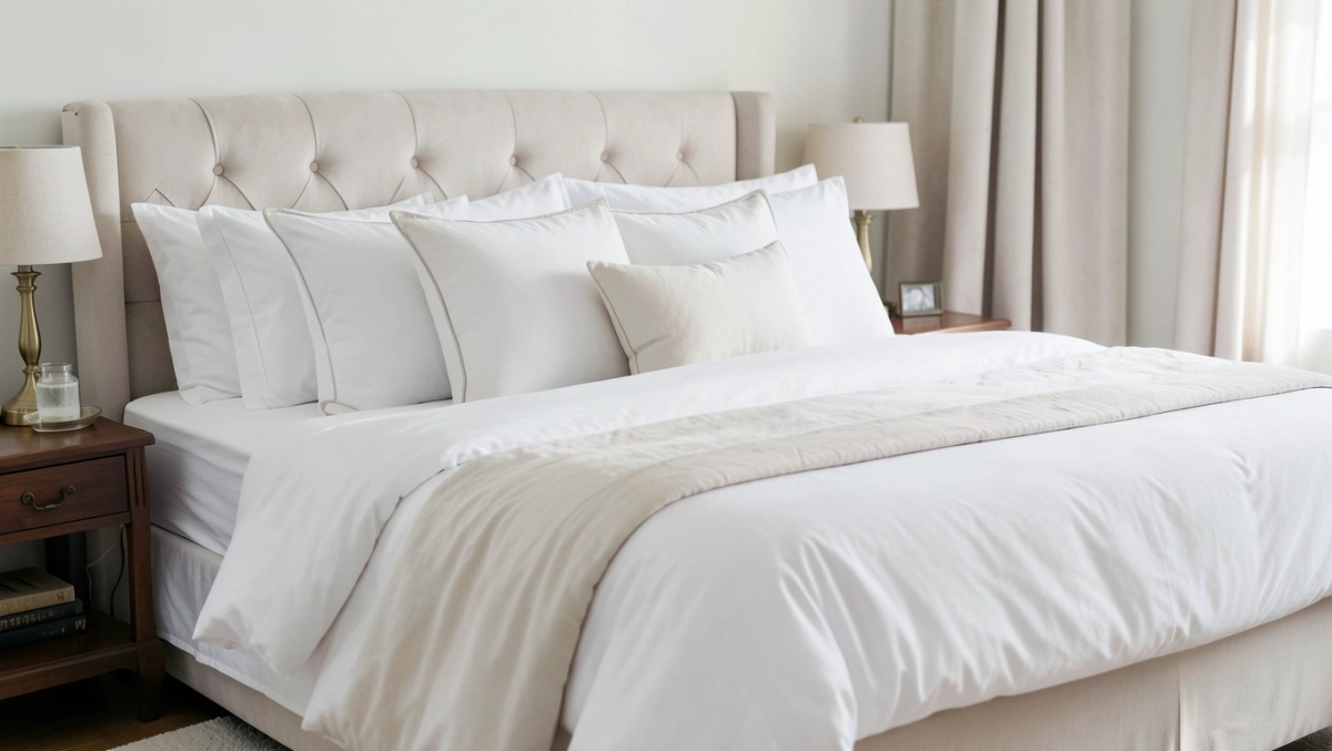 Efektowne ścielenie łóżka