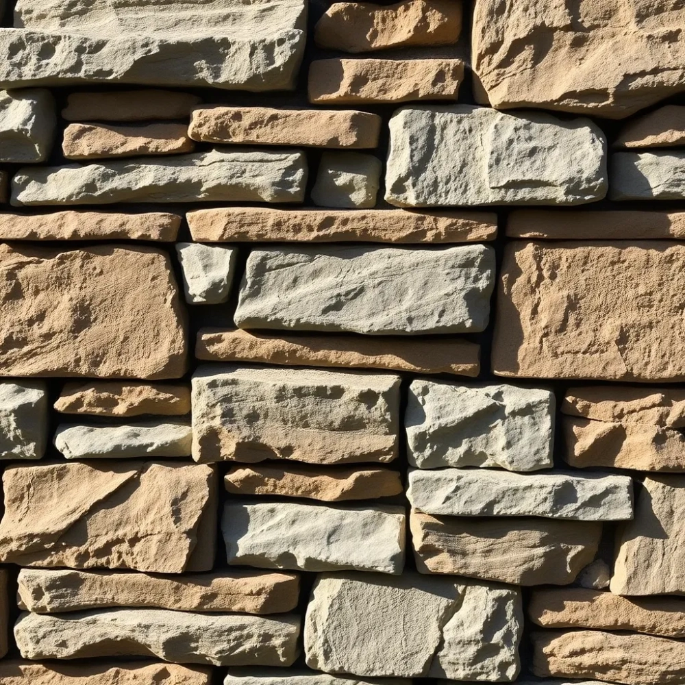 Elewacja z kamienia na styropianie