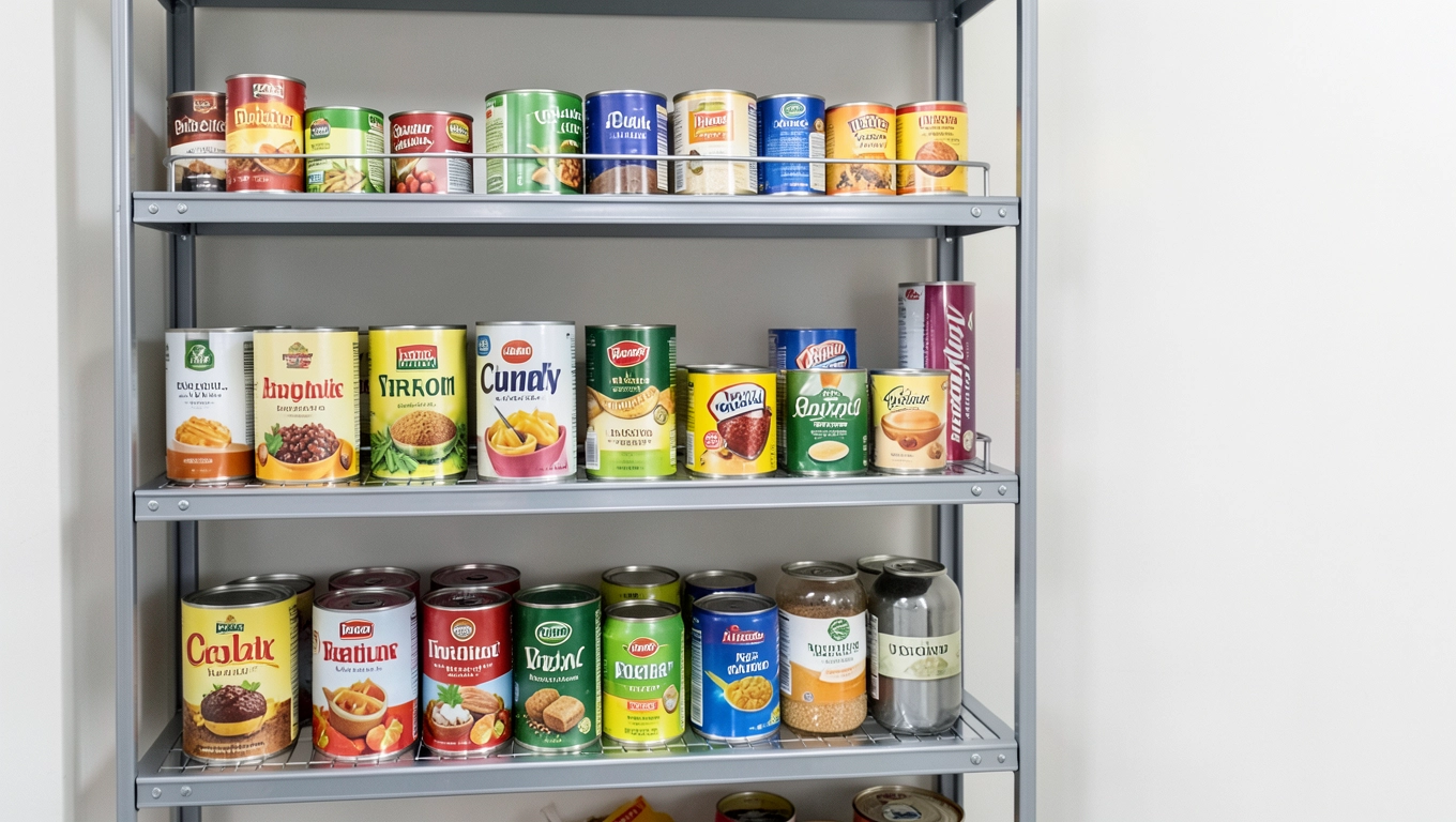 Ergonomia regałów metalowych do spiżarni