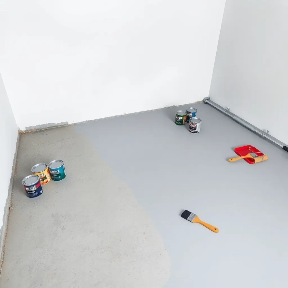 Farba na podłogę do garażu