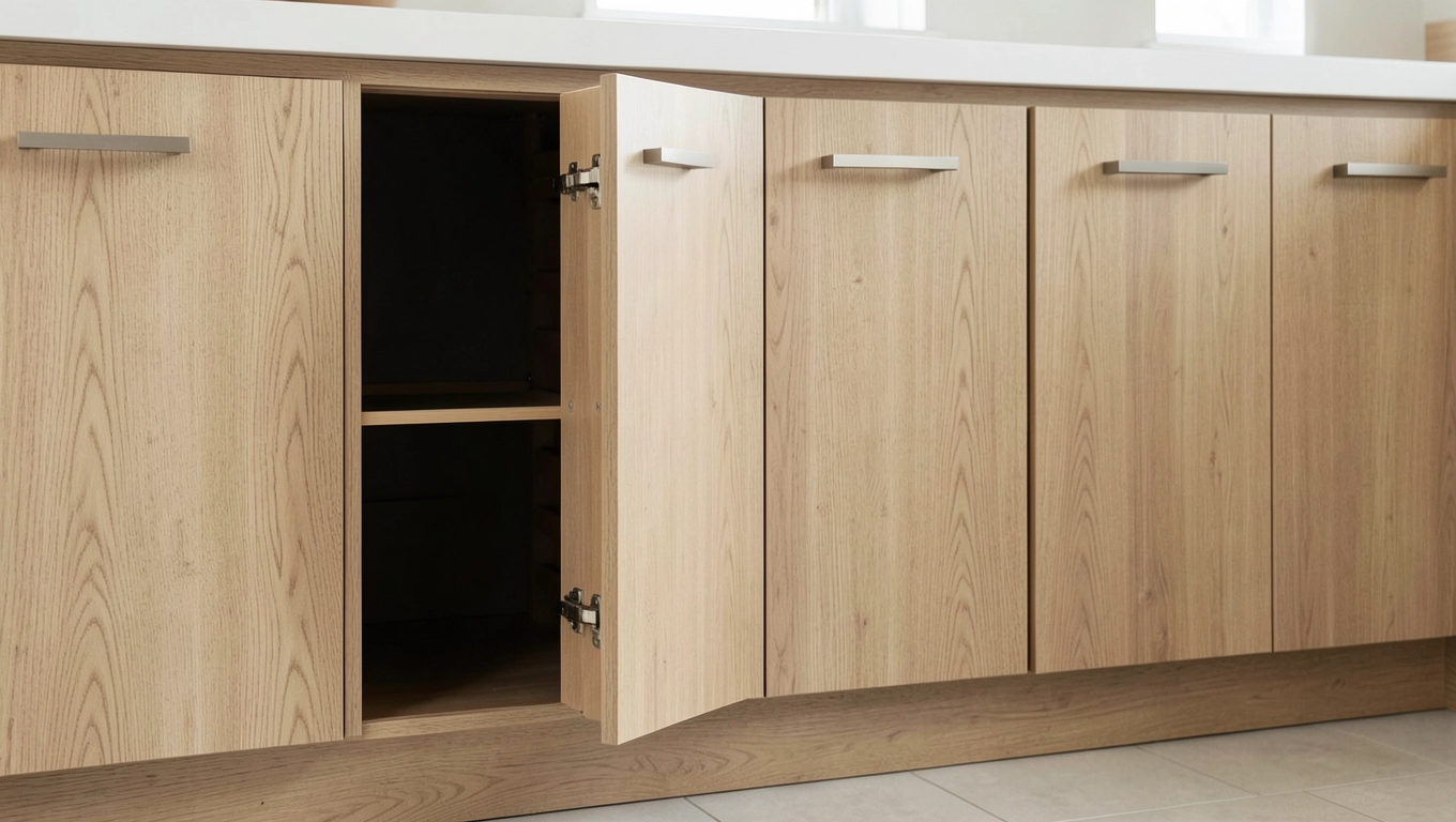 Fronty szafek jako wejście