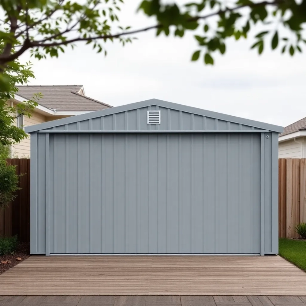 Garaż blaszany cena z montażem 4x6