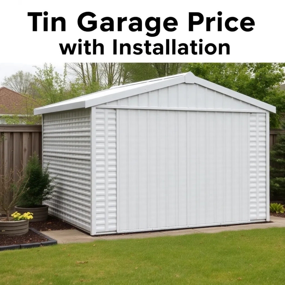 Garaż blaszany cena z montażem