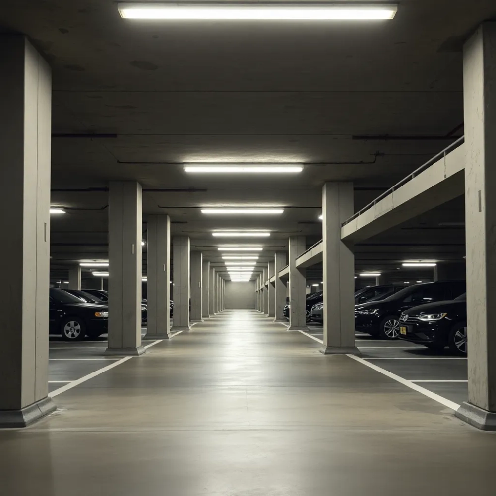 Garaż w bloku mieszkalnym