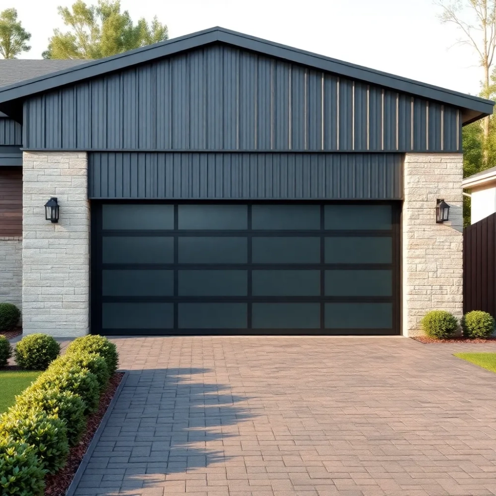 Garaż w granicy działki projekt