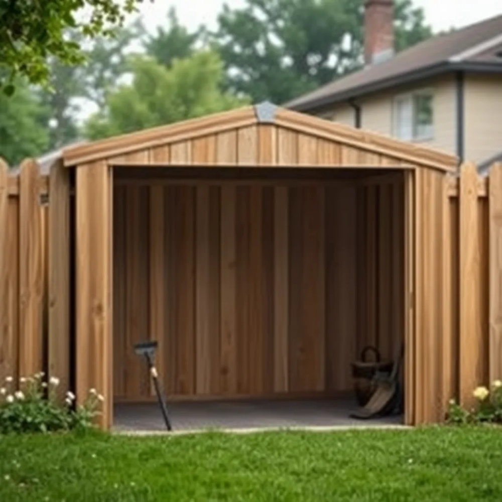 Garaż z płyt ogrodzeniowych cena