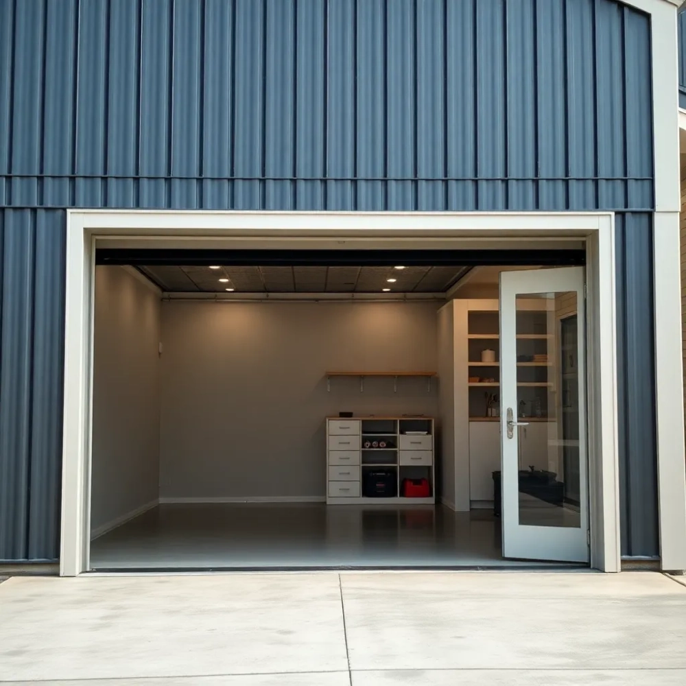 Gotowy garaż z pomieszczeniem gospodarczym