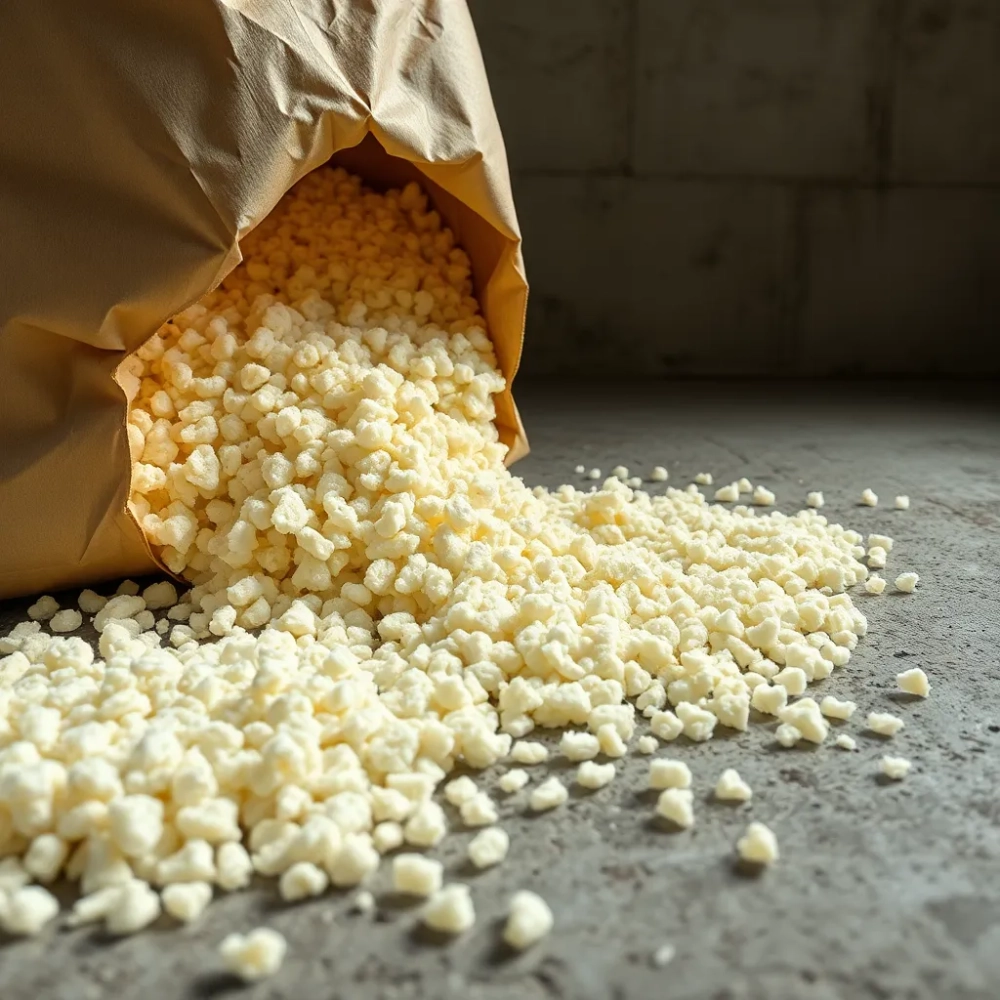 Granulat wełny mineralnej zużycie