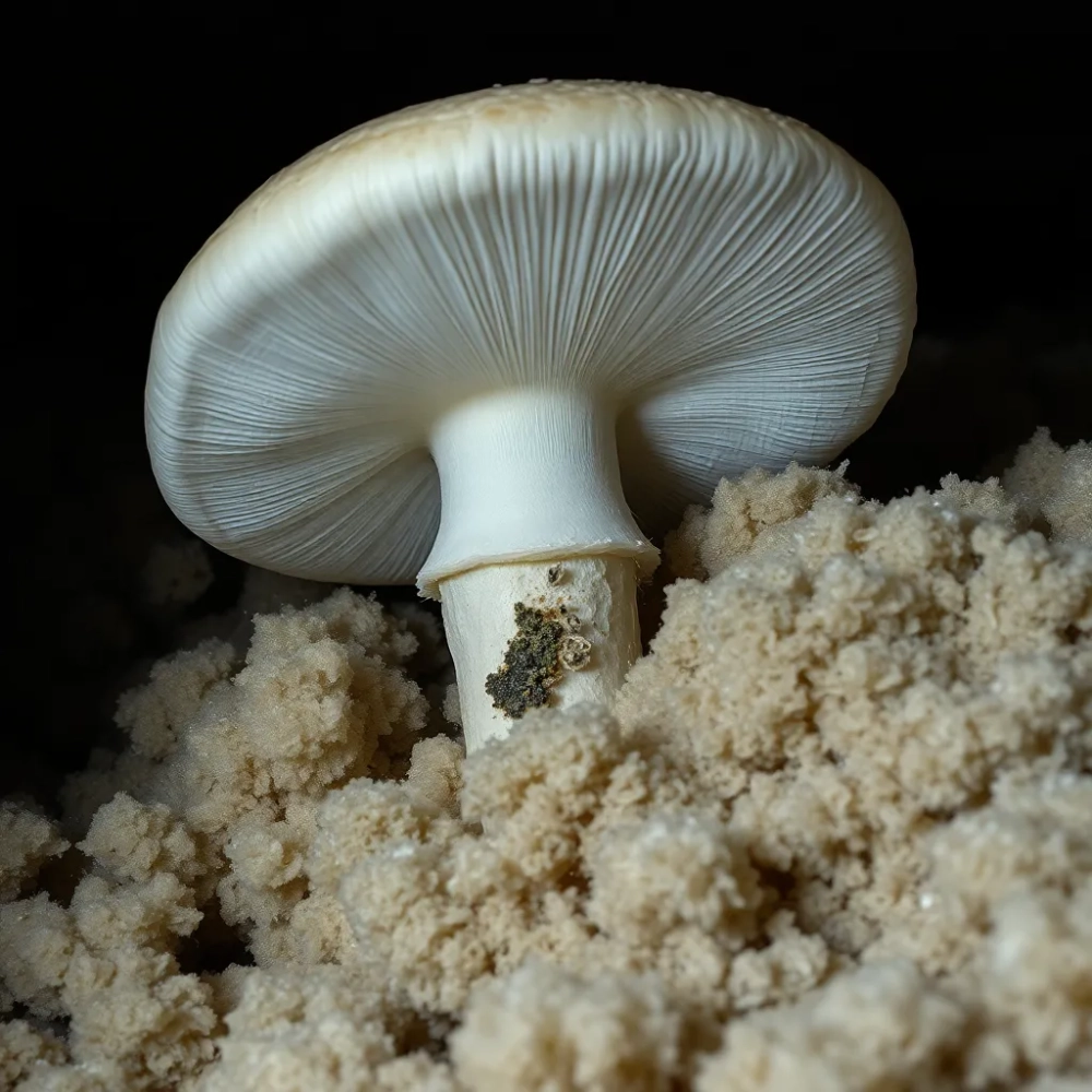 Grzyb w wełnie mineralnej