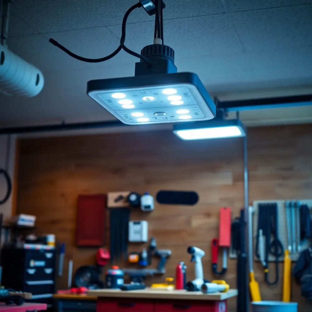 Halogen LED do garażu