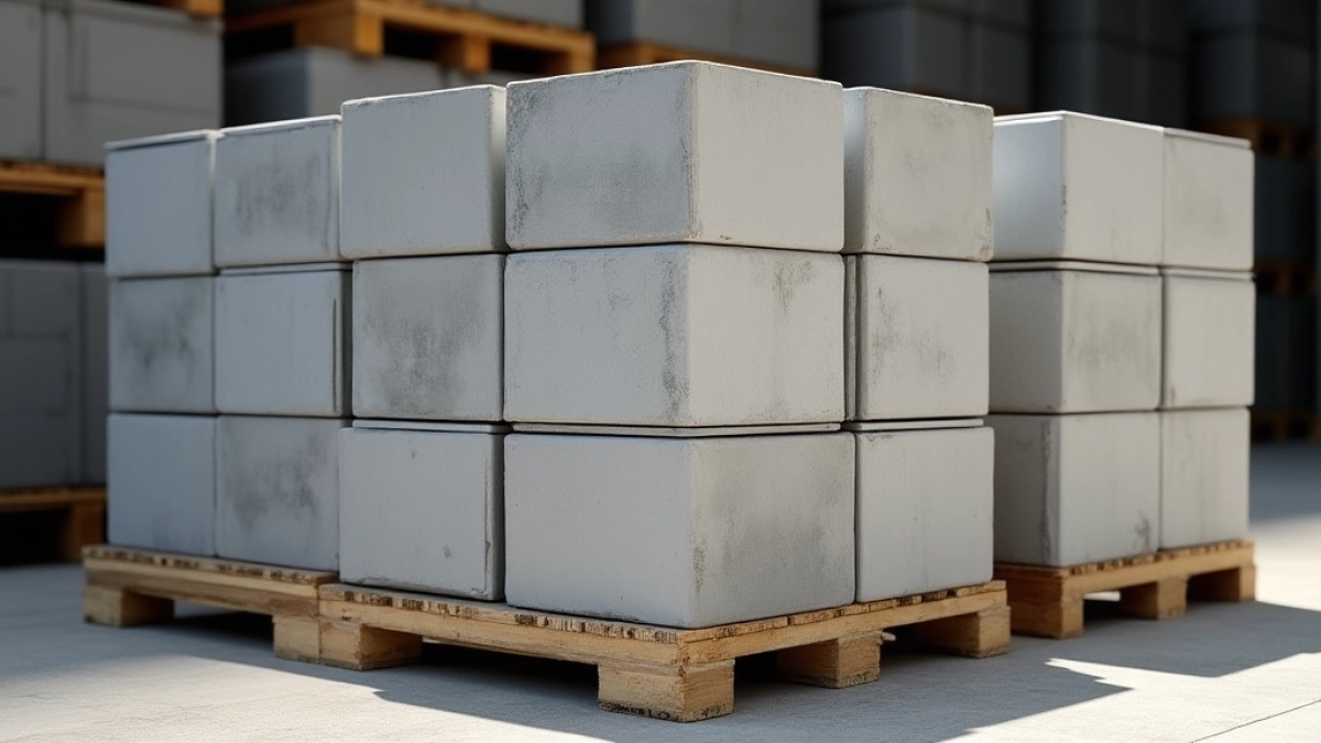 ile bloczka betonowego na palecie