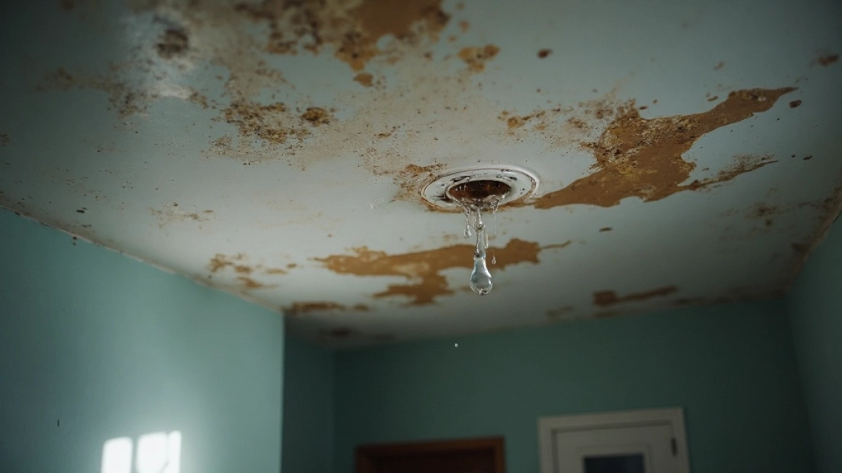 Ile schnie zalany sufit