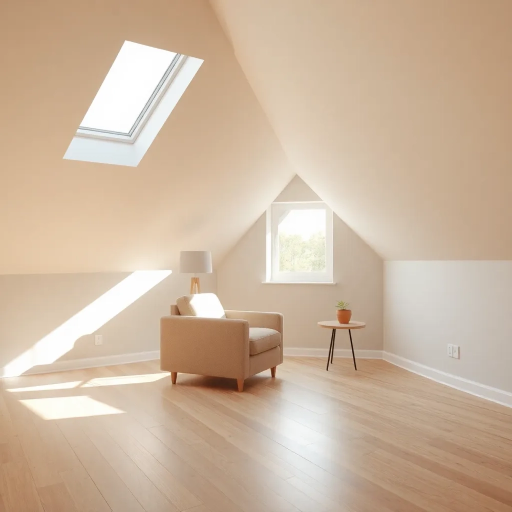 Inaczej pokój na poddaszu