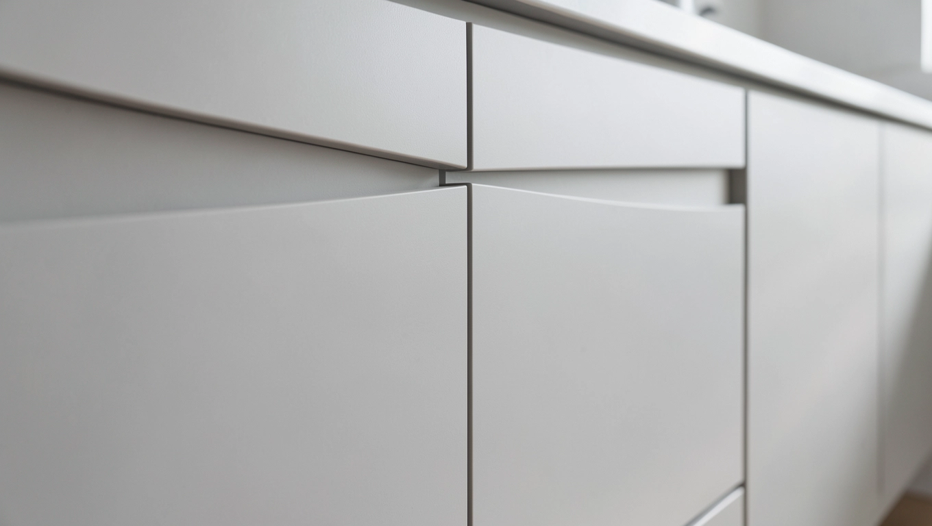 Integracja drzwi z kuchennymi szafkami
