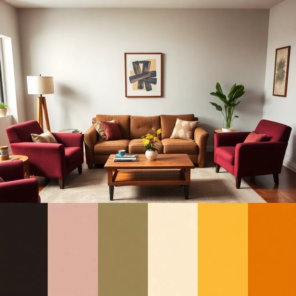 Jak łączyć kolory mebli w salonie