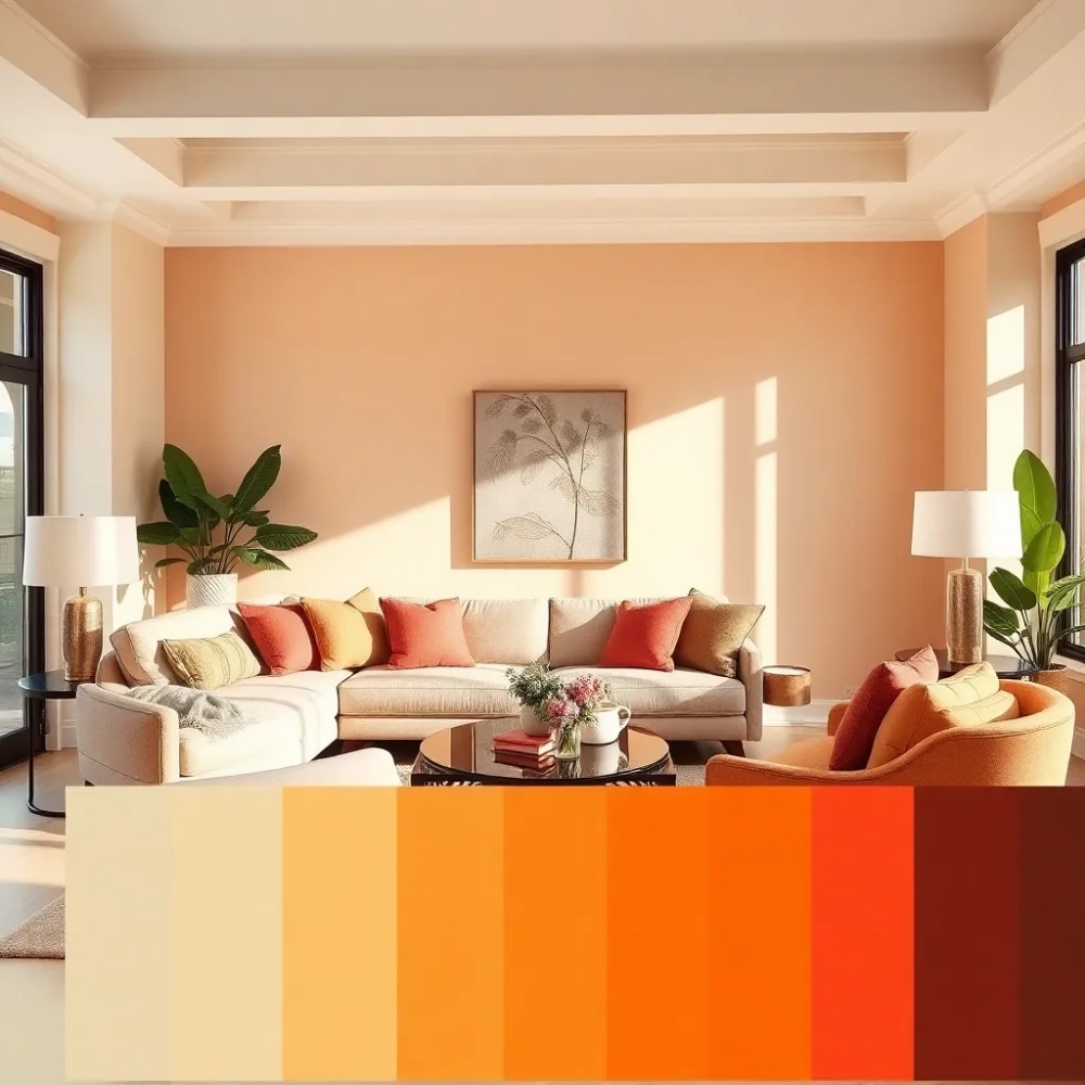 Jak łączyć kolory w salonie