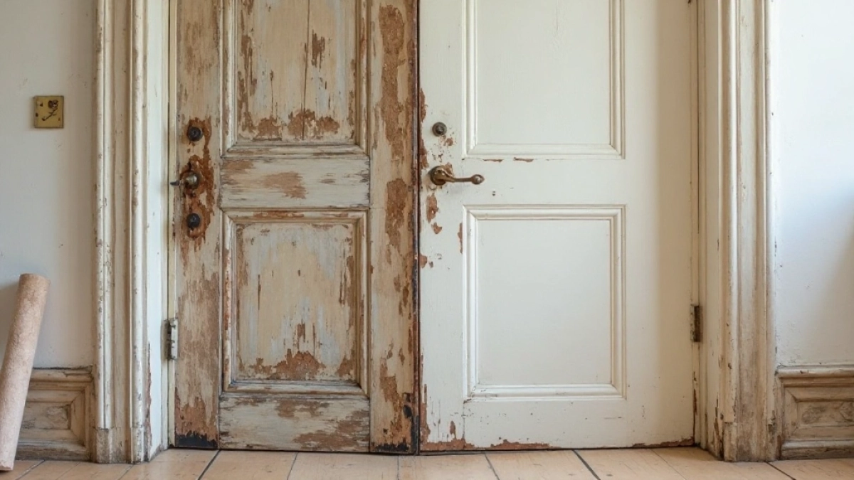 Jak okleić drzwi okleiną samoprzylepną