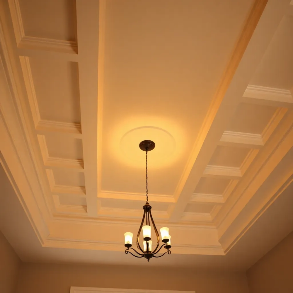 Jak ozdobić sufit w salonie