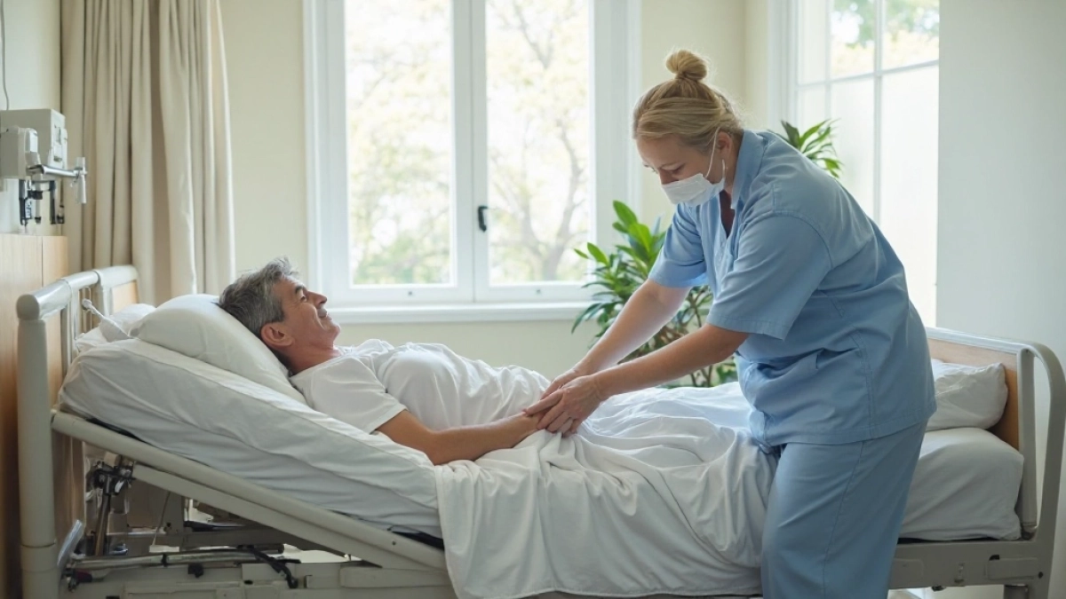 jak podnosić chorego z łóżka