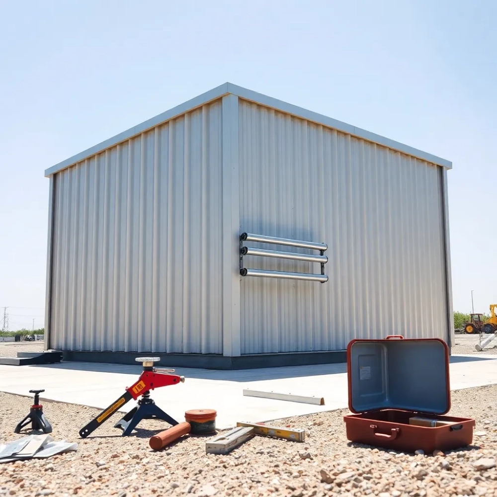 Jak podwyższyć garaż blaszany