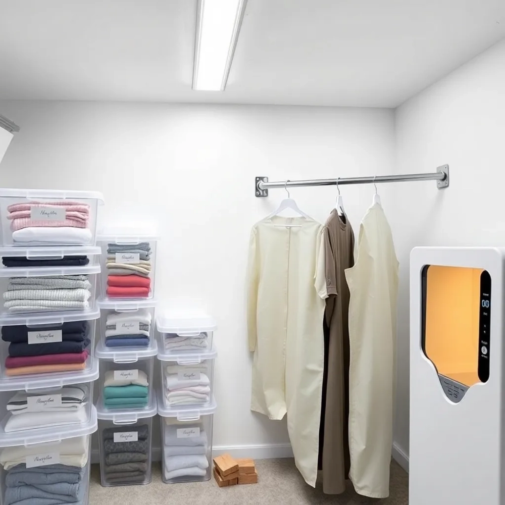 Jak przechowywać ubrania w piwnicy